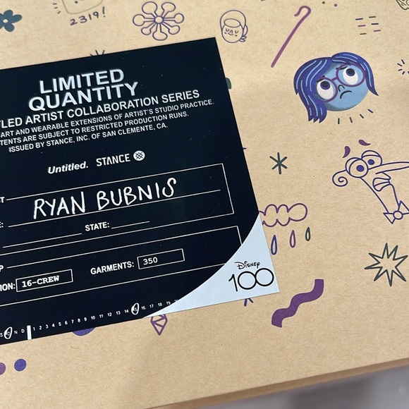 Stance Socks & Patches by Ryan Bubnis Limited Quantity SOLD OUT! - Picture 3 of 3